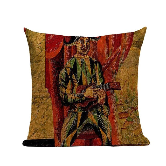 Pablo Picasso Famous Paintings Printed on Linen Cushion Covers