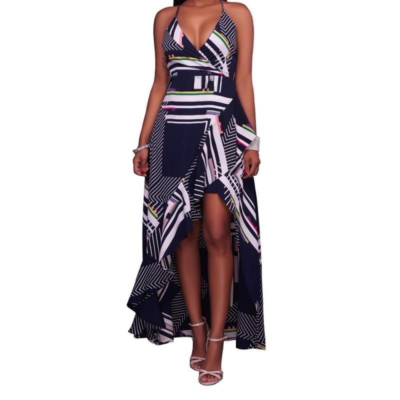 Women's V-Neck Beachwear Dress