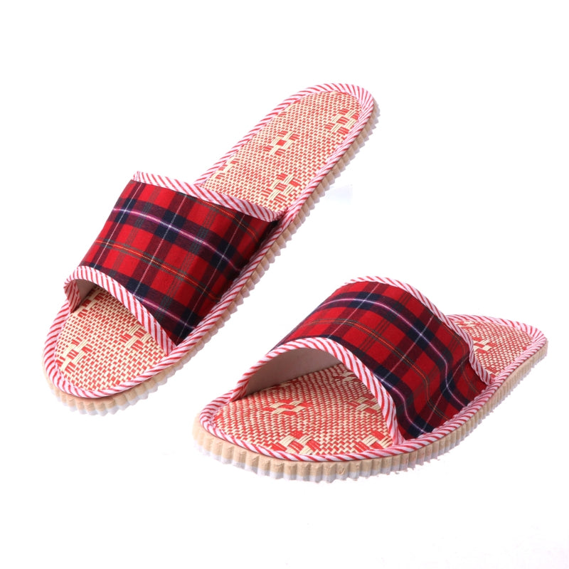 Open Toe Slip-on Flat Slipper, Unisex