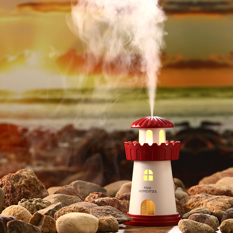Lighthouse LED Nightlight Ultrasonic Aromatherapy Humidifier