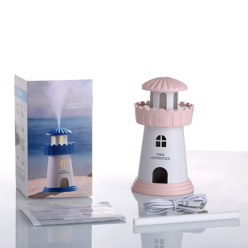Lighthouse LED Nightlight Ultrasonic Aromatherapy Humidifier