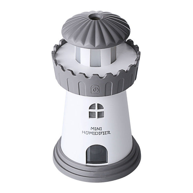 Lighthouse LED Nightlight Ultrasonic Aromatherapy Humidifier