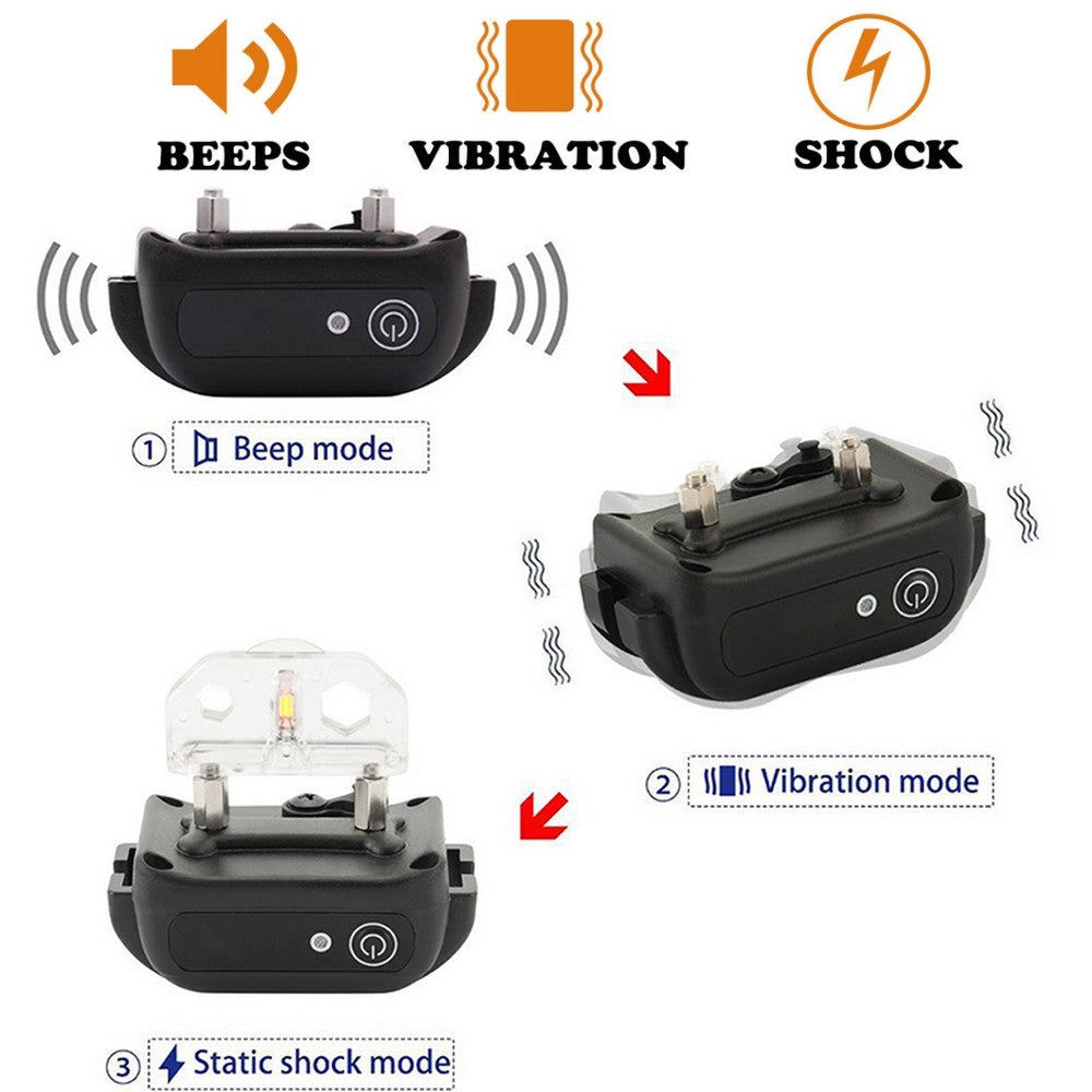 1000M Dog Training Collar, Waterproof, Rechargeable, For One or Two Dogs