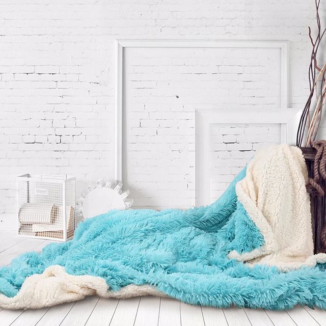 Cozy Fluffy Bed Cover Blanket