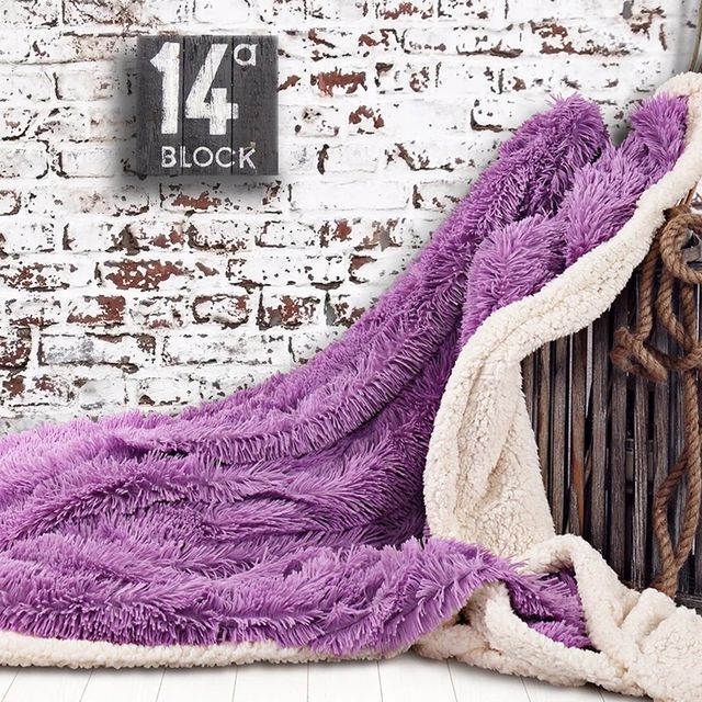 Cozy Fluffy Bed Cover Blanket