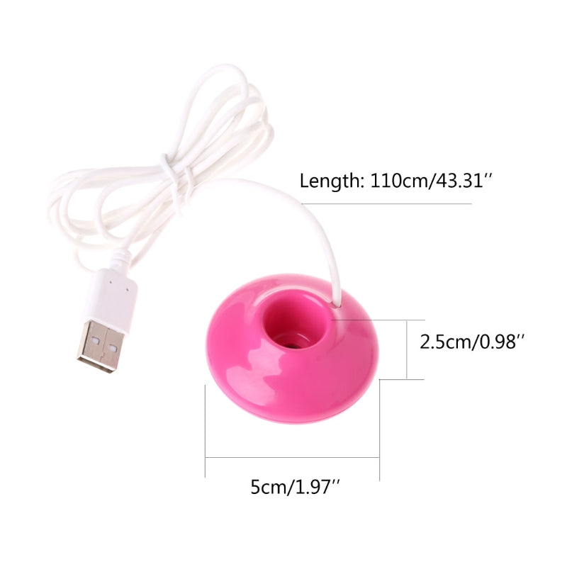 Mini USB Donut Aroma Diffuser for Home Office Car