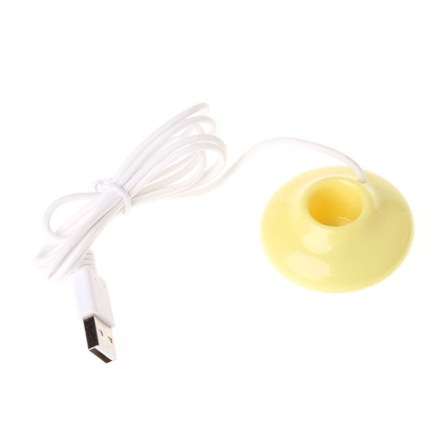 Mini USB Donut Aroma Diffuser for Home Office Car