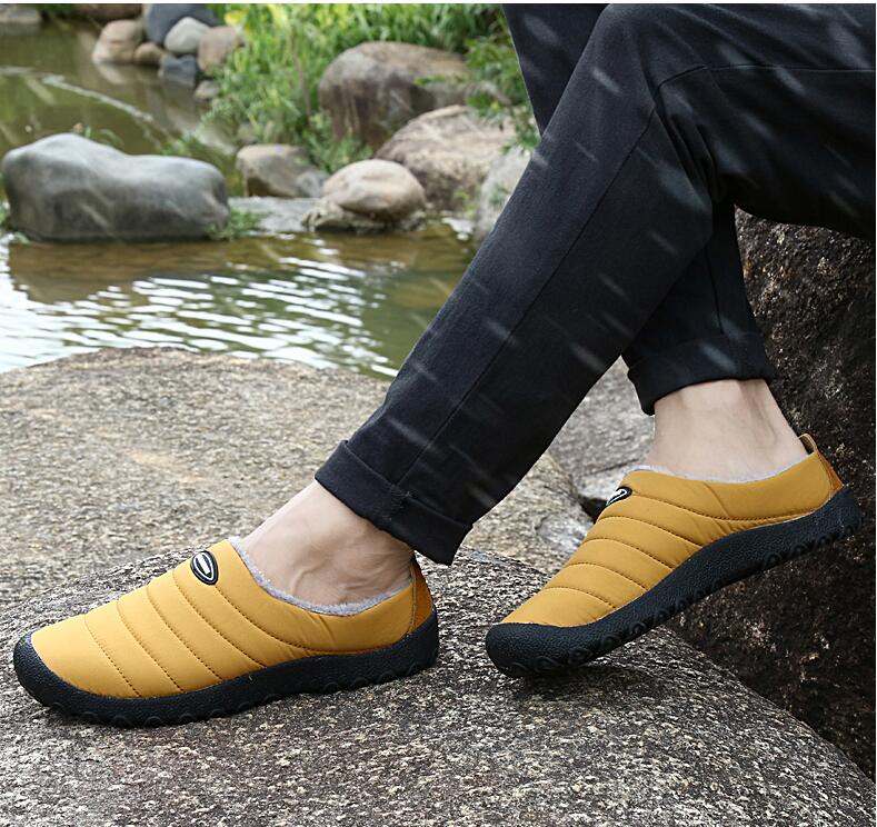 Thermal Fur Lined Padded Slippers