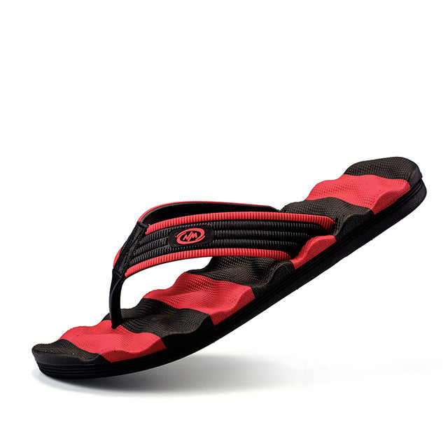 Zebra Stripe Men's Casual Flip Flop Sandals