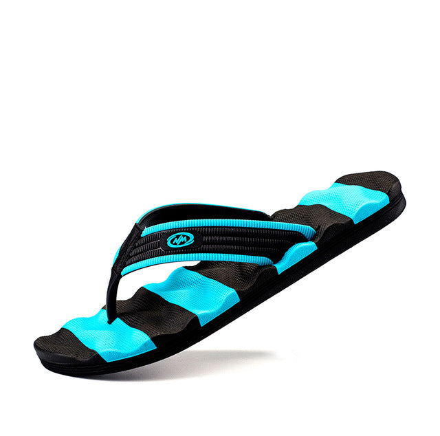 Zebra Stripe Men's Casual Flip Flop Sandals