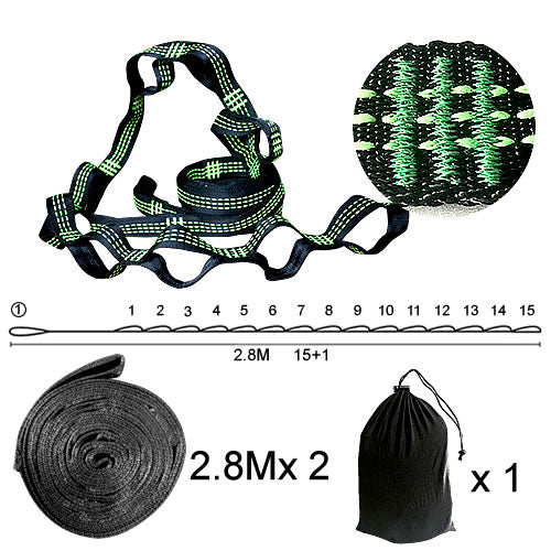 Adjustable Hammock Hanging Straps, Belts, and Hooks