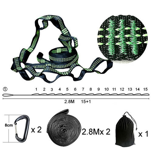 Adjustable Hammock Hanging Straps, Belts, and Hooks