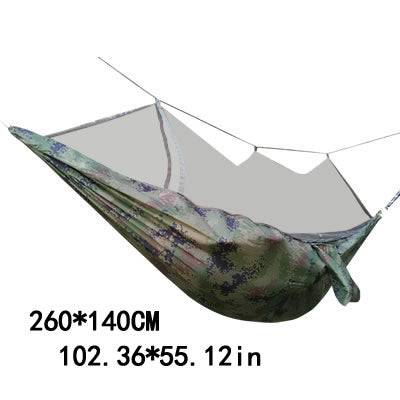 Double Person Parachute Nylon Hammock with Straps, Buckles