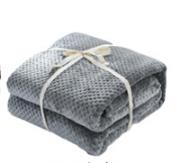Coral Pattern Fleece Throw Blanket