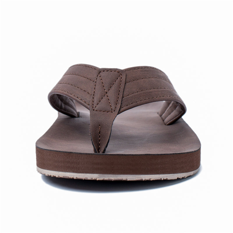 Leather Strap Rubber Sole Beach Sandals