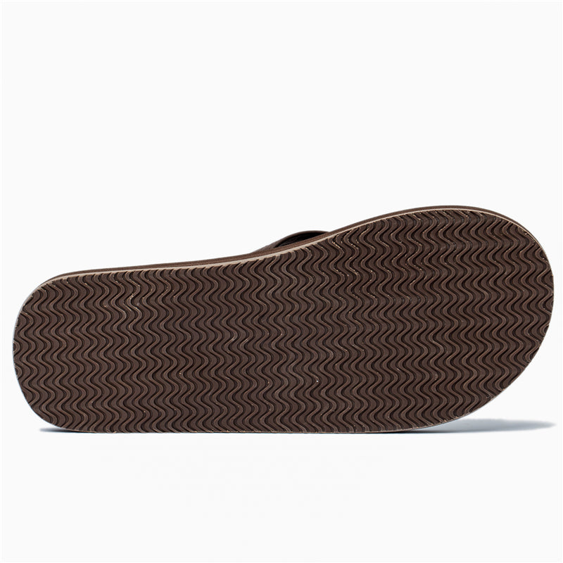 Leather Strap Rubber Sole Beach Sandals