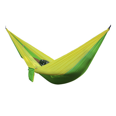 Two-Color Parachute Nylon Double Hammock