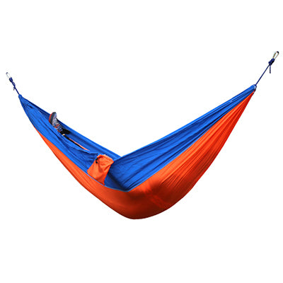 Two-Color Parachute Nylon Double Hammock
