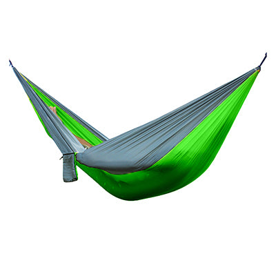 Two-Color Parachute Nylon Double Hammock