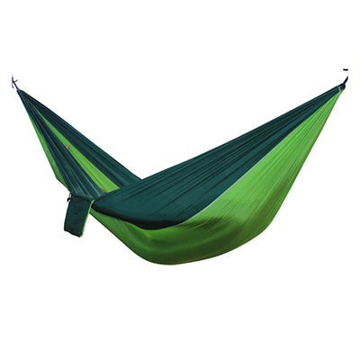 Two-Color Parachute Nylon Double Hammock