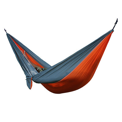 Two-Color Parachute Nylon Double Hammock