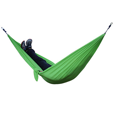 Two-Color Parachute Nylon Double Hammock