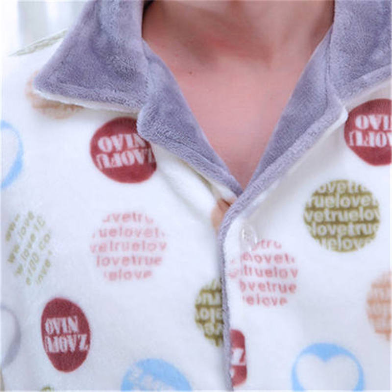 Men's Thick Fleece Pajama Set