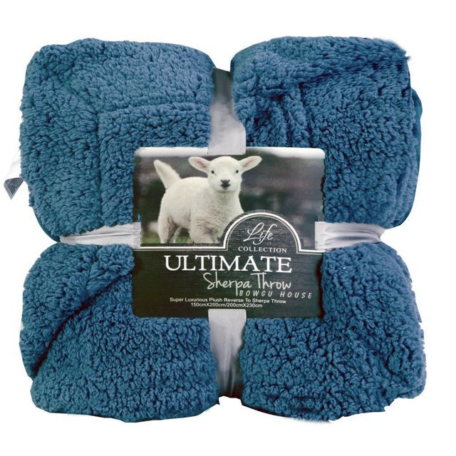 Super Soft Faux Fleece Sherpa Blanket