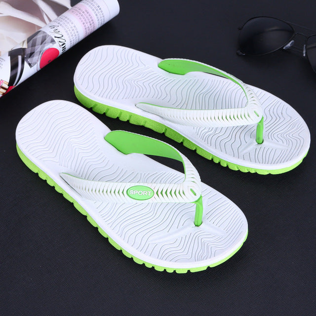 Two Color Men's Sport Flip Flops