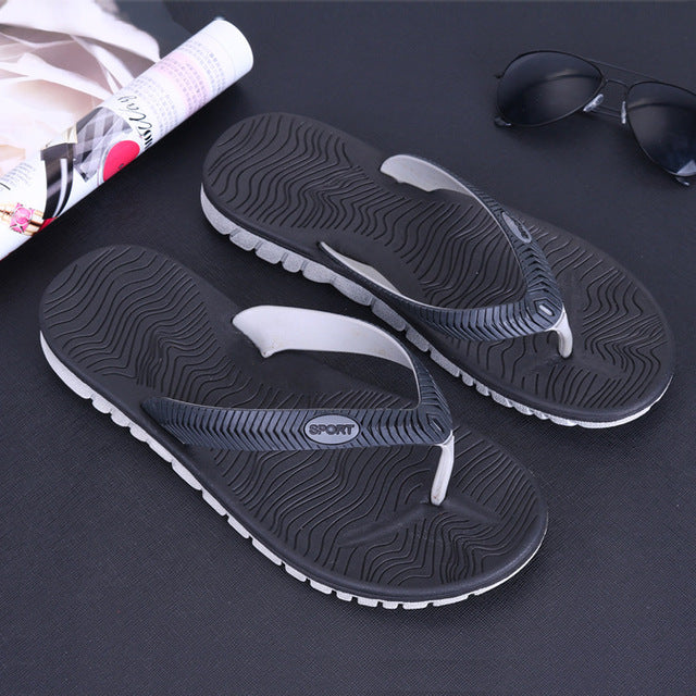 Two Color Men's Sport Flip Flops
