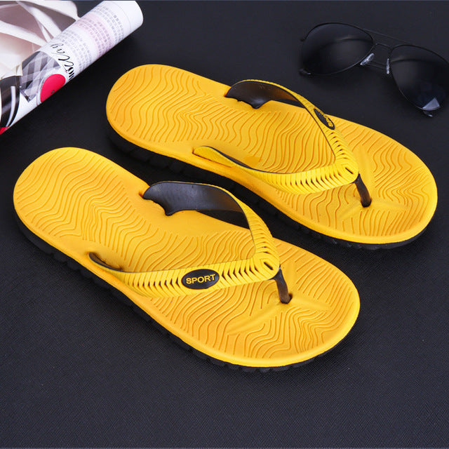 Two Color Men's Sport Flip Flops