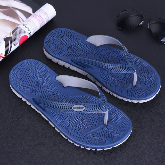 Two Color Men's Sport Flip Flops