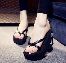 Women's Wedges Flip Flop Beach Shoes