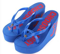 Women's Wedges Flip Flop Beach Shoes