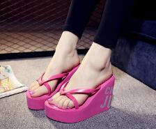 Women's Wedges Flip Flop Beach Shoes