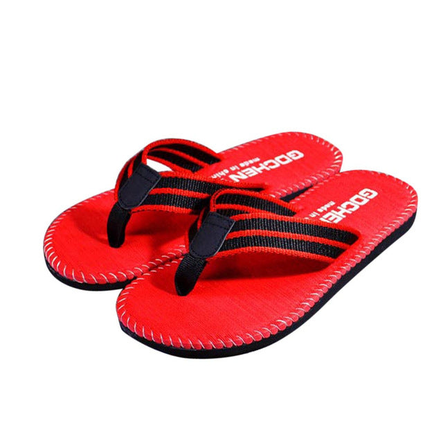 Men's Stitched Border Beach Sandals