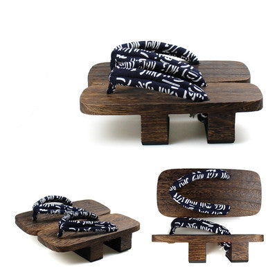 Wooden Japanese Anime Cosplay Shoes