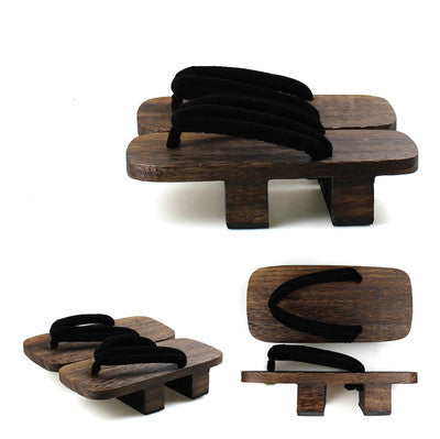 Wooden Japanese Anime Cosplay Shoes