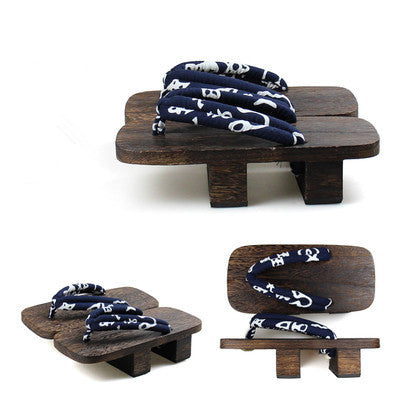 Wooden Japanese Anime Cosplay Shoes
