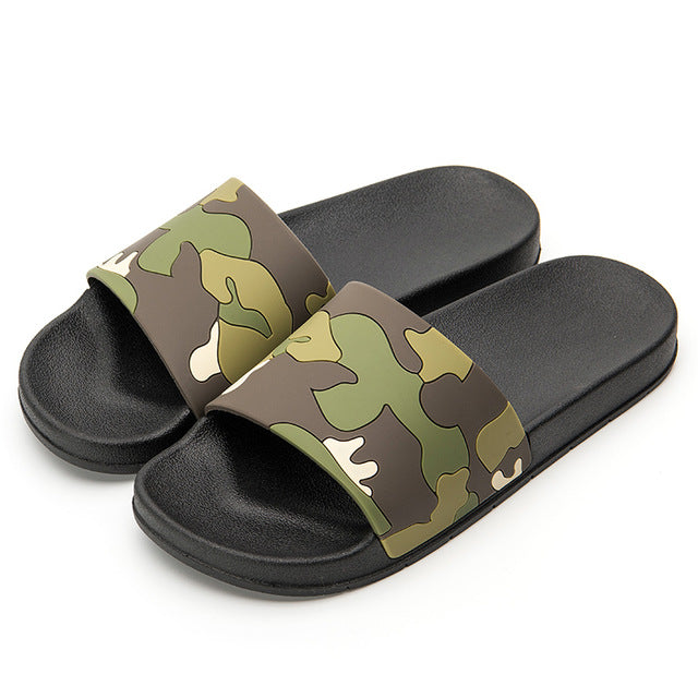 Men's Camo Pattern Contour Non-Slip Sandals
