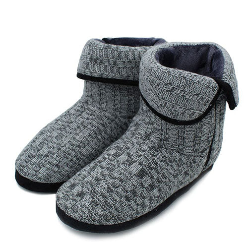 Women's Geo Weave Pattern Woolen Slippers