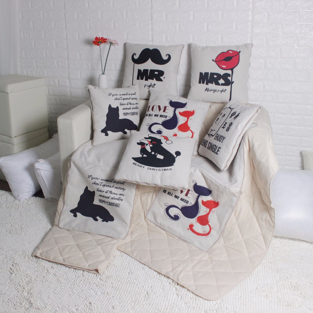 Fold Out Zip Up Sofa Blanket