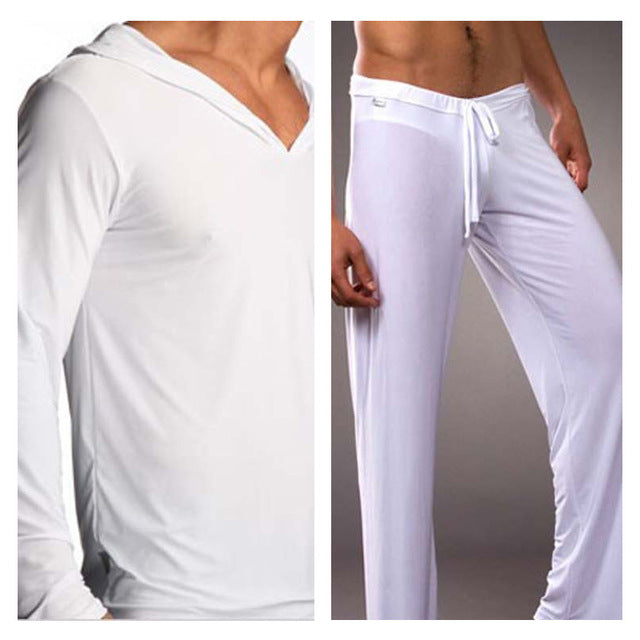 Two Part Hoodie Pajamas Set