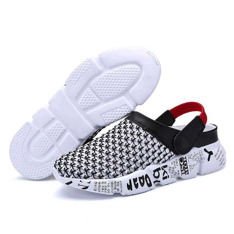 Men's Air Mesh pop Graphics Beach Shoes