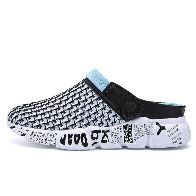 Men's Air Mesh pop Graphics Beach Shoes