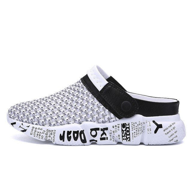 Men's Air Mesh pop Graphics Beach Shoes