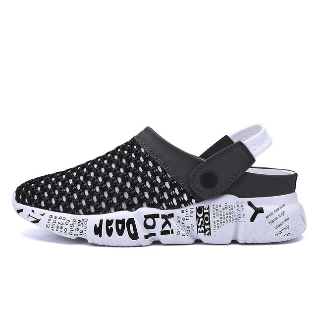 Men's Air Mesh pop Graphics Beach Shoes
