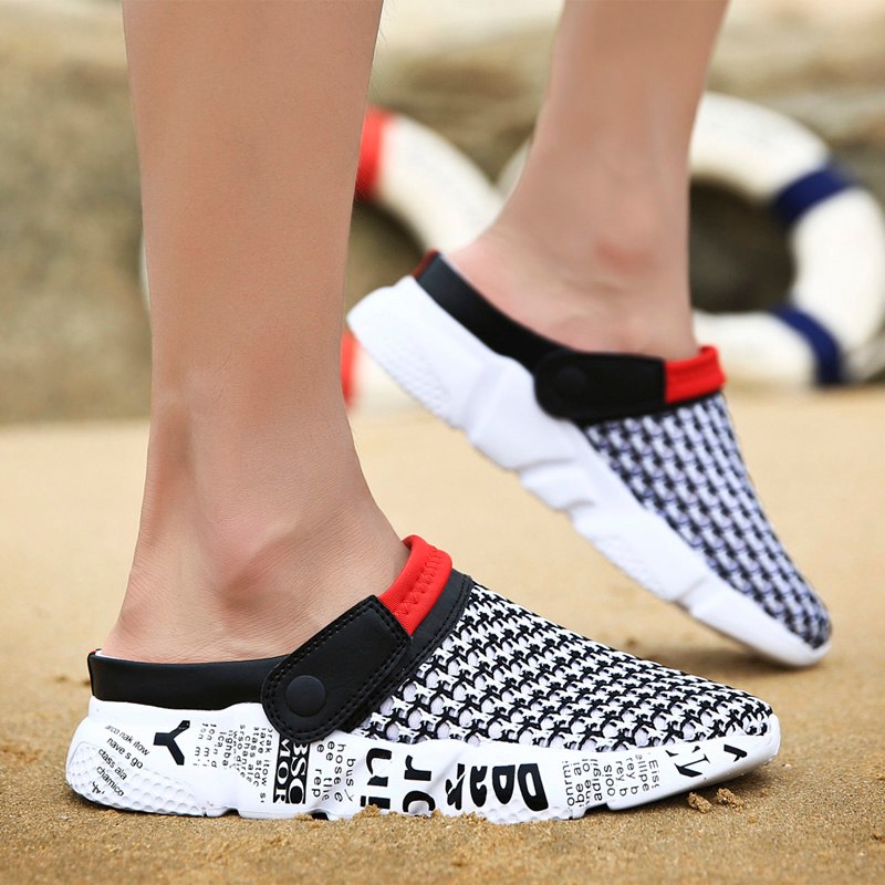 Men's Air Mesh pop Graphics Beach Shoes