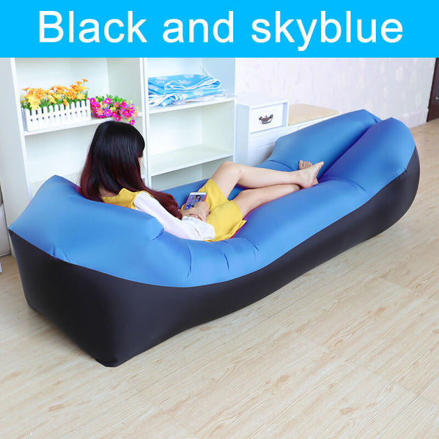 Inflatable Sofa Air Bed, Lounger Hammock