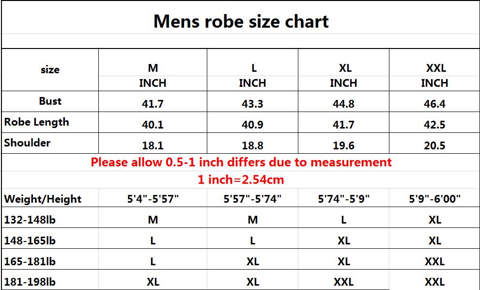 Spring Summer Men's Lightweight Kimono Robes